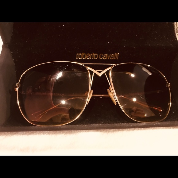 Roberto Cavalli gold frames, purple and gold lenses - Picture 2 of 8